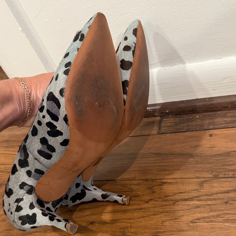 Cole Haan Leopard Print Heels - Picture 6 of 6